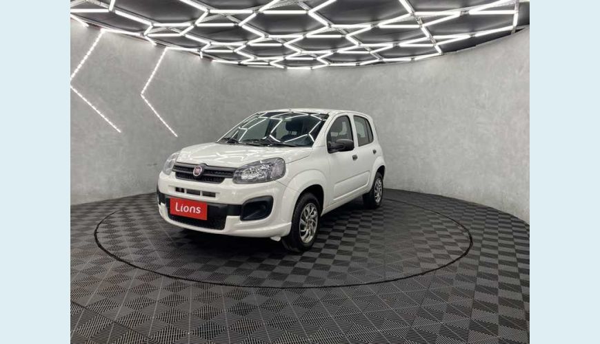 FIAT UNO ATTRACTIVE 1.0 8V FLEX 4P - BRANCO - 2020 Foto 2 (Grande)