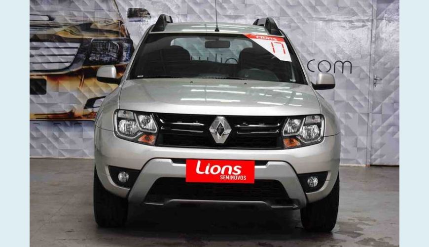 RENAULT DUSTER 1.6 16V DYNAMIQUE FLEX - PRATA - 2017 Foto 2 (Grande)
