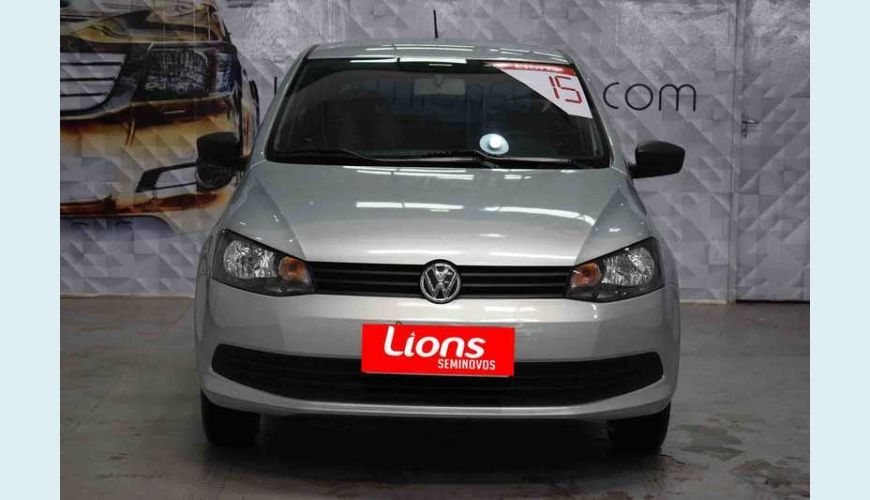 VOLKSWAGEN GOL 1.0 TEC TRENDLINE FLEX 2P - PRATA - 2015 Foto 2 (Grande)