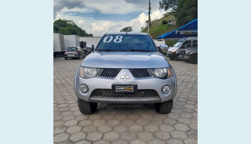 MITSUBISHI L200 2.5 GL 4X4 CD 8V TURBO DIESEL 4P AUT. - PRATA - 2008 Foto 2 (Grande)