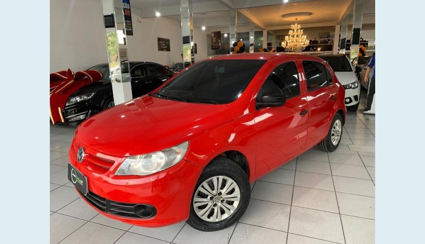 VOLKSWAGEN GOL 1.0 - VERMELHO - 2011 Foto 2 (Grande)