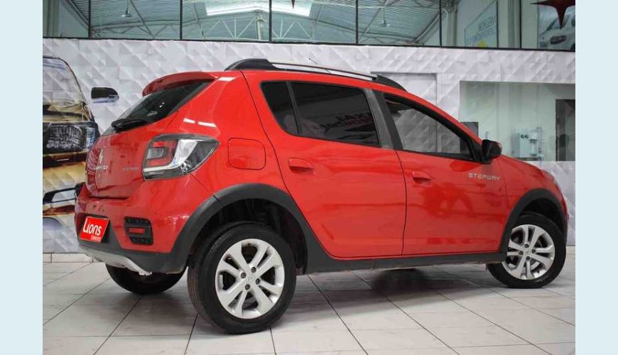 RENAULT SANDERO STEPWAY 1.6 8V FLEX - VERMELHO - 2017 Foto 2 (Grande)