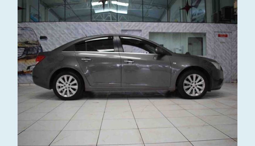 CHEVROLET CRUZE LTZ 1.8 16V ECOTEC AUT.FLEX - CINZA - 2014 Foto 2 (Grande)
