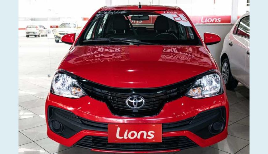 TOYOTA ETIOS X 1.3 AUT. FLEX - VERMELHO - 2020 Foto 2 (Grande)