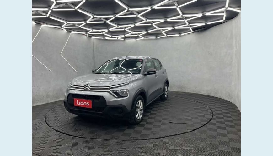 CITROËN C3 LIVE PACK 1.0 FLEX - PRATA - 2023 Foto 2 (Grande)