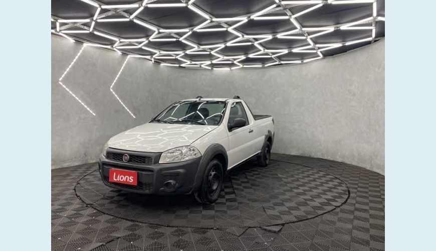 FIAT STRADA HARD WORKING 1.4 FLEX (CABINE ESTENDIDA) - BRANCO - 2019 Foto 2 (Grande)