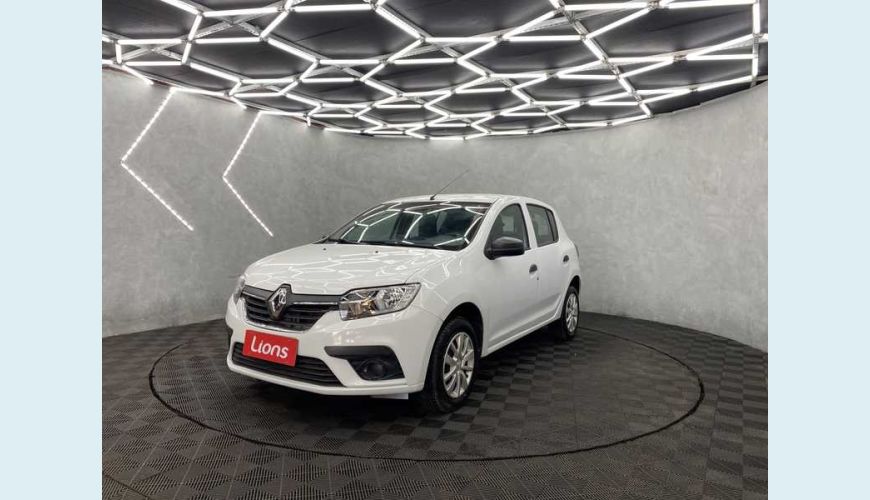 RENAULT SANDERO LIFE 1.0 12V SCE FLEX - BRANCO - 2021 Foto 2 (Grande)