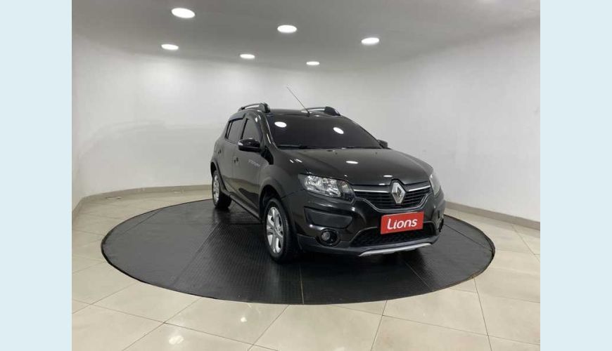 RENAULT SANDERO STEPWAY 1.6 8V FLEX - PRETO - 2017 Foto 2 (Grande)