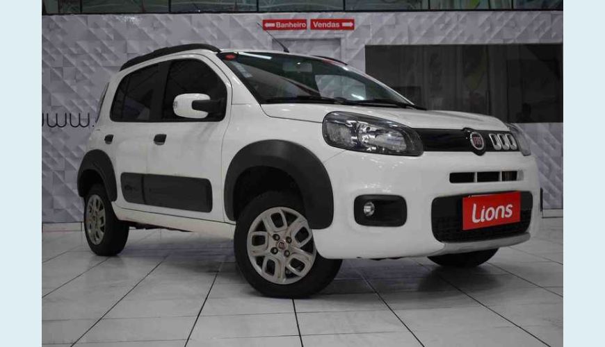 FIAT UNO WAY 1.4 8V FLEX 4P - BRANCO - 2016 Foto 2 (Grande)
