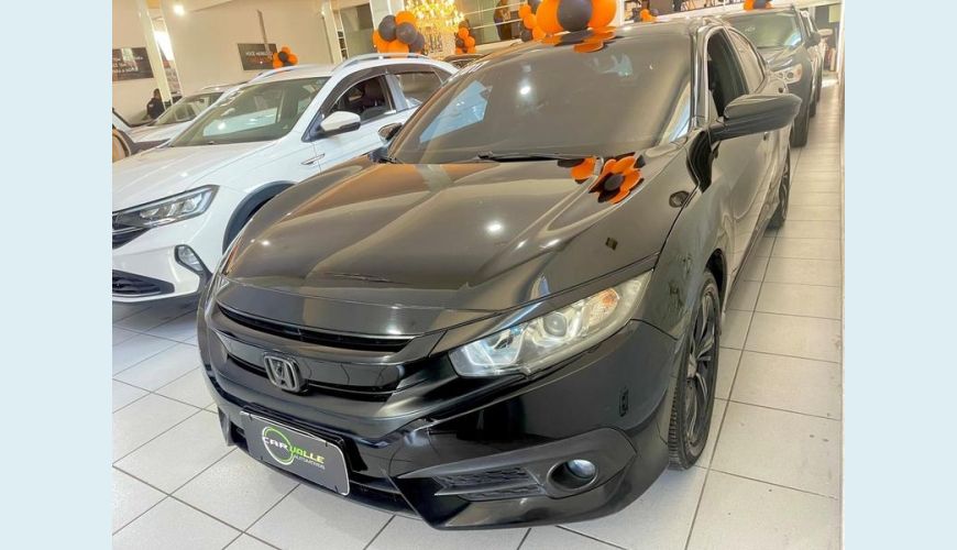 HONDA CIVIC SPORT CVT - PRETO - 2017 Foto 2 (Grande)