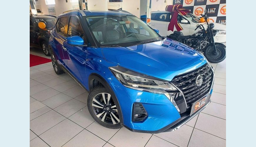 NISSAN KICKS EXCLUSIVE CVT - AZUL - 2022 Foto 2 (Grande)