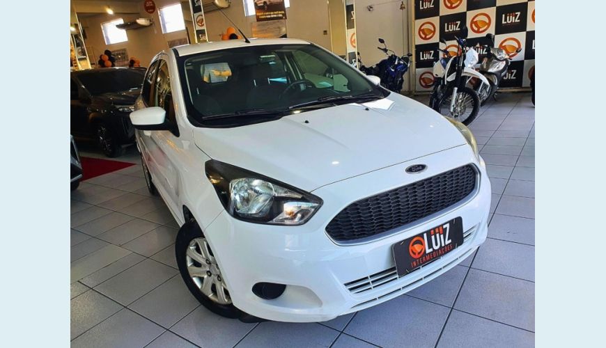 FORD KA 1.0 SE 12V FLEX 4P - BRANCO - 2015 Foto 2 (Grande)