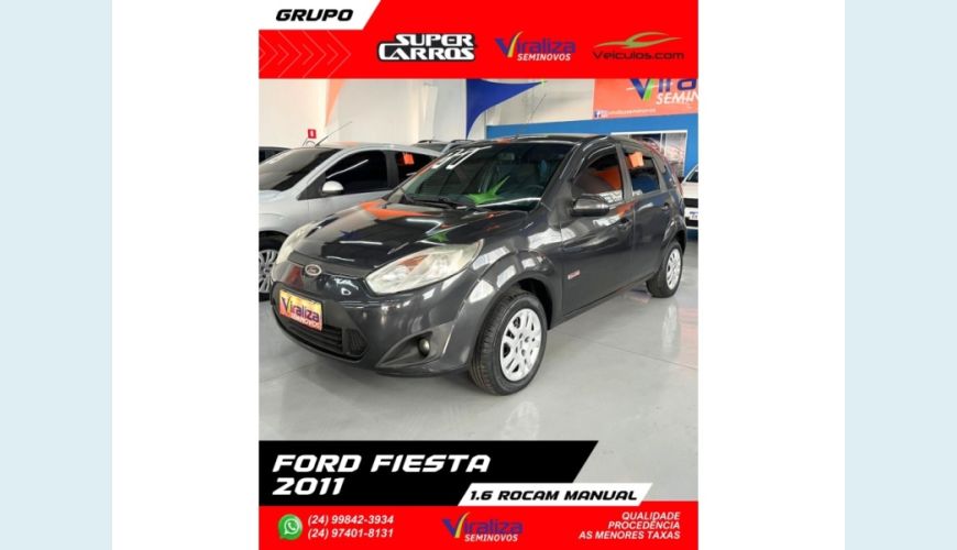 FORD FIESTA - CINZA - 2011 Foto 2 (Grande)
