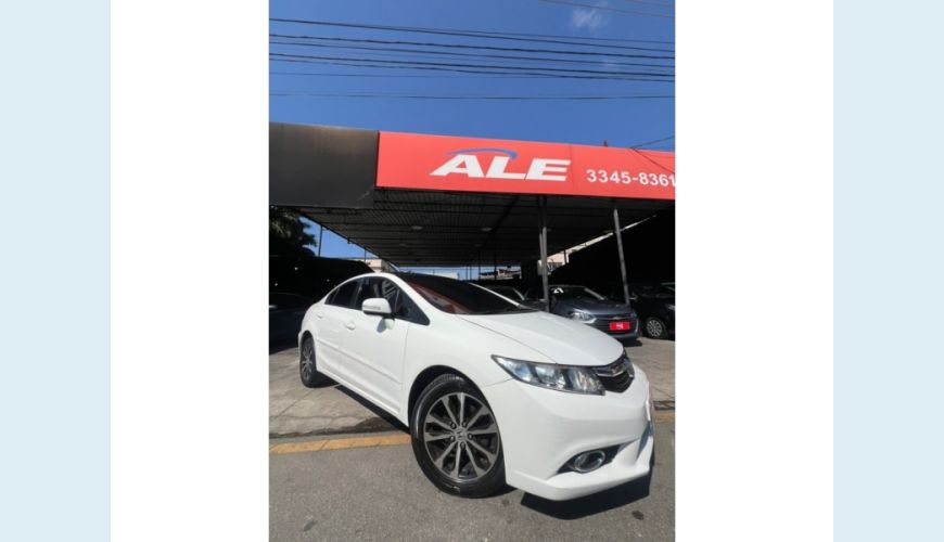 HONDA CIVIC - BRANCO - 2014 Foto 2 (Grande)