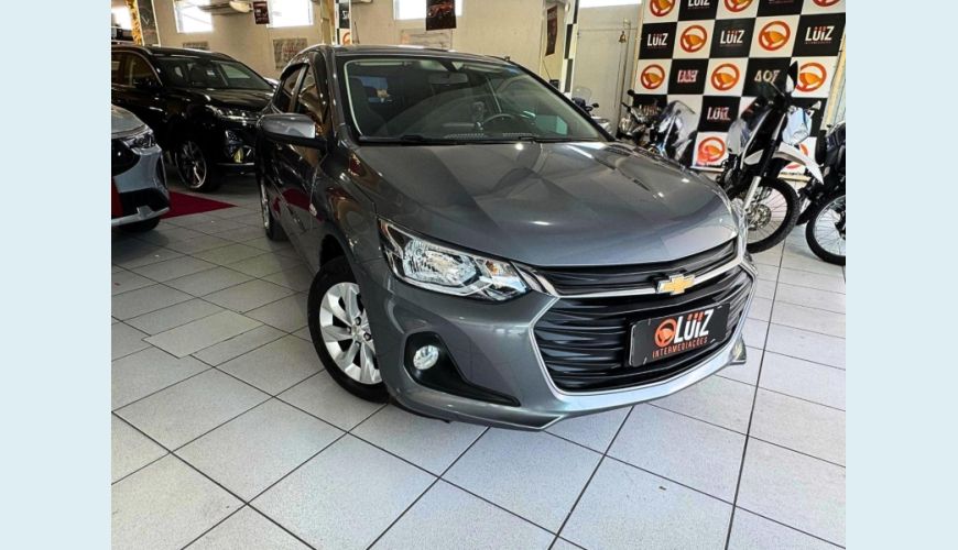 CHEVROLET ONIX HATCH LTZ 1.0 12V TB FLEX 5P MEC. - CINZA - 2022 Foto 2 (Grande)