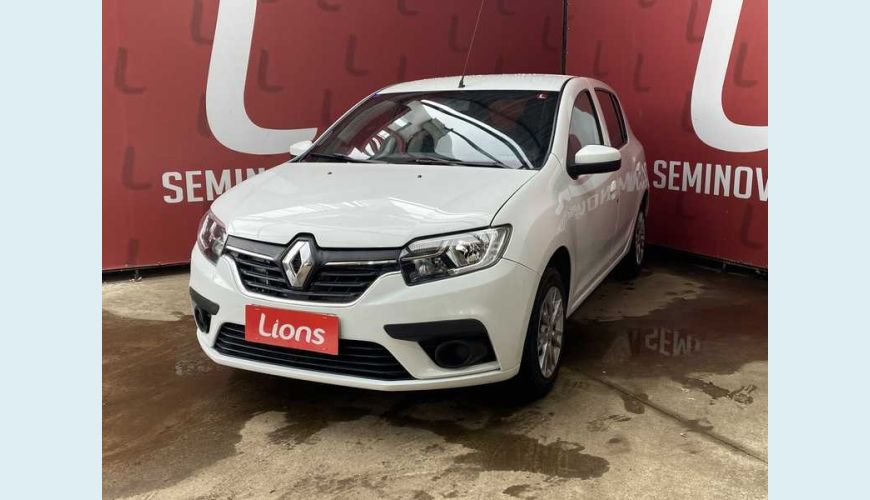 RENAULT SANDERO ZEN 1.0 12V SCE FLEX - BRANCO - 2020 Foto 2 (Grande)