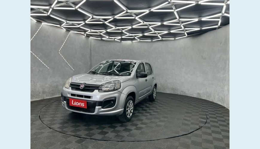FIAT UNO ATTRACTIVE 1.0 8V FLEX 4P - PRATA - 2020 Foto 2 (Grande)