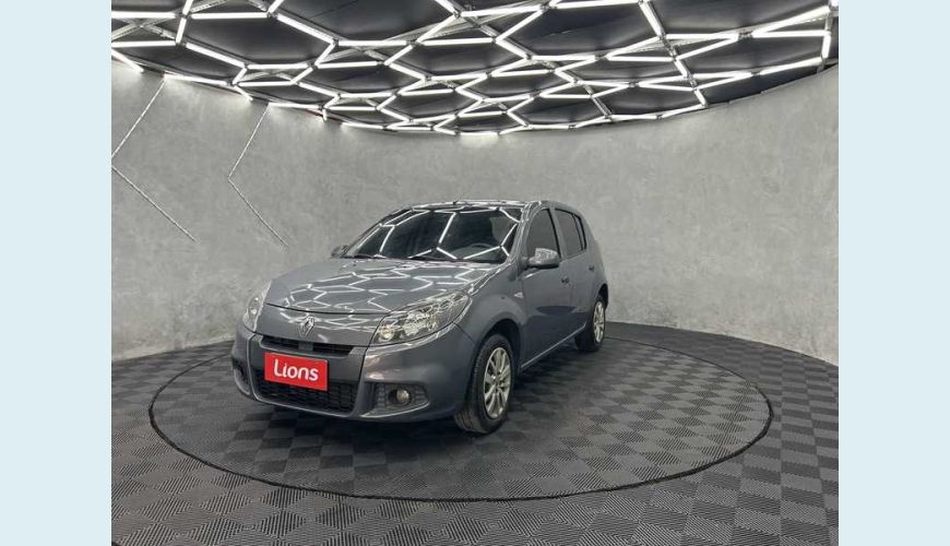 RENAULT SANDERO EXPRESSION 1.6 8V FLEX - CINZA - 2014 Foto 2 (Grande)