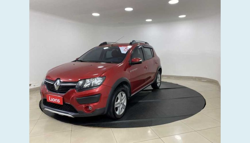 RENAULT SANDERO STEPWAY 1.6 8V FLEX - VERMELHO - 2015 Foto 2 (Grande)