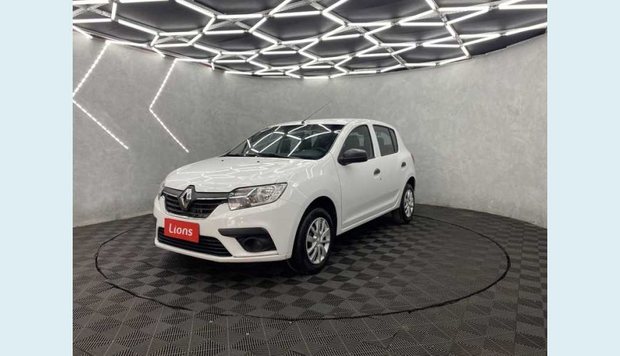 RENAULT SANDERO LIFE 1.0 12V SCE FLEX - BRANCO - 2021 Foto 2 (Grande)
