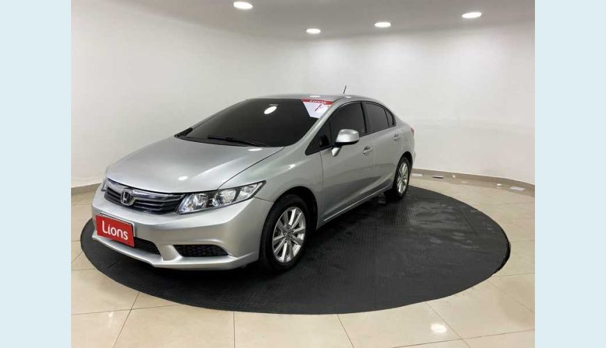HONDA CIVIC NEW LXS 1.8 16V I-VTEC FLEX - PRATA - 2013 Foto 2 (Grande)