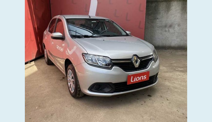 RENAULT LOGAN AUTHENTIQUE 1.0 16V FLEX - PRATA - 2015 Foto 2 (Grande)