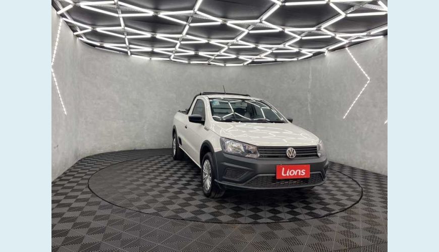 VOLKSWAGEN SAVEIRO ROBUST 1.6 MSI CS FLEX - BRANCO - 2020 Foto 2 (Grande)