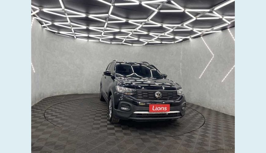 VOLKSWAGEN T-CROSS 1.0 200 TSI SENSE AUT. FLEX - PRETO - 2022 Foto 2 (Grande)