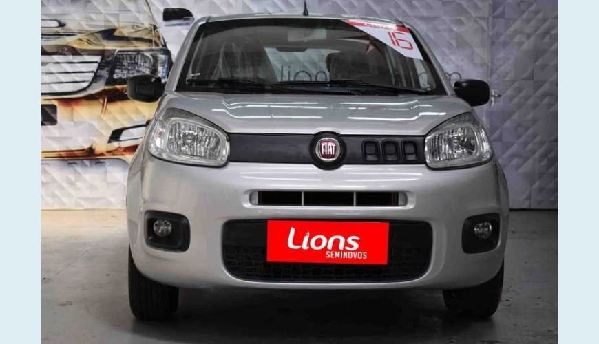 FIAT UNO ATTRACTIVE 1.0 FLEX 4P - PRATA - 2016 Foto 2 (Grande)