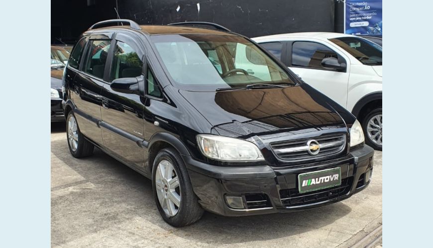 CHEVROLET ZAFIRA ELEGANCE 2.0 MPFI FLEXPOWER 8V 5P - PRETO - 2008 Foto 2 (Grande)