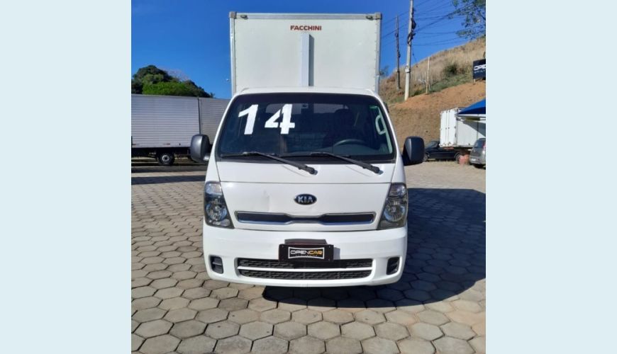 KIA BONGO 2.5 K-2500 4X2 CS TURBO DIESEL 2P MANUAL - BRANCO - 2014 Foto 2 (Grande)