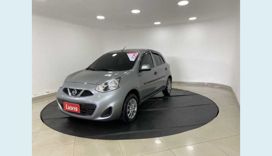 NISSAN MARCH 1.0 12V S FLEX - CINZA - 2019 Foto 2 (Grande)