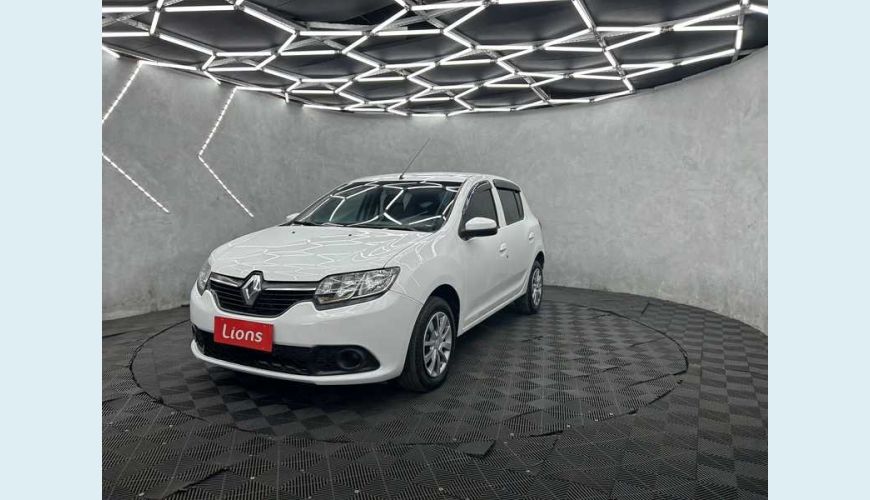 RENAULT SANDERO EXPRESSION 1.0 12V SCE FLEX - BRANCO - 2020 Foto 2 (Grande)