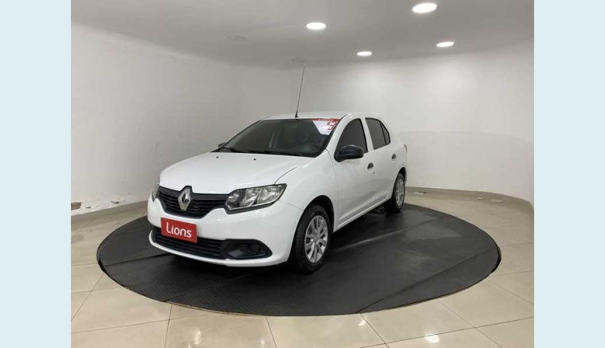 RENAULT LOGAN AUTHENTIQUE 1.0 12V SCE FLEX - BRANCO - 2018 Foto 2 (Grande)