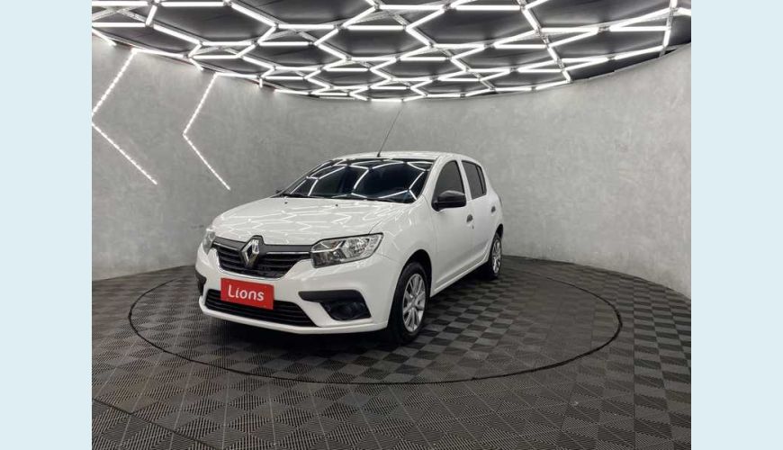 RENAULT SANDERO LIFE 1.0 12V SCE FLEX - BRANCO - 2021 Foto 2 (Grande)