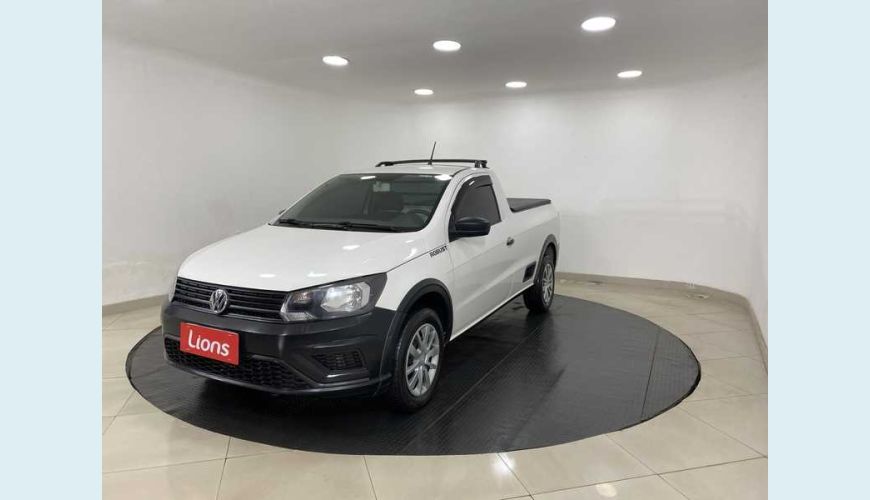 VOLKSWAGEN SAVEIRO ROBUST 1.6 MSI CS FLEX - BRANCO - 2018 Foto 2 (Grande)
