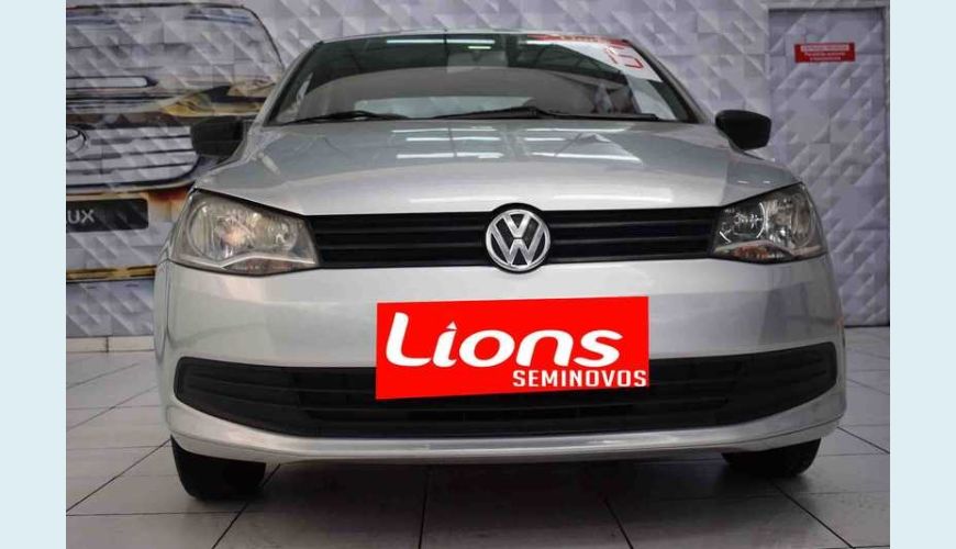 VOLKSWAGEN VOYAGE 1.0 TEC CITY FLEX - PRATA - 2015 Foto 2 (Grande)