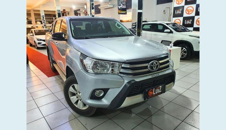 TOYOTA HILUX 2.7 CD SR 4X2 FLEX - PRATA - 2018 Foto 2 (Grande)
