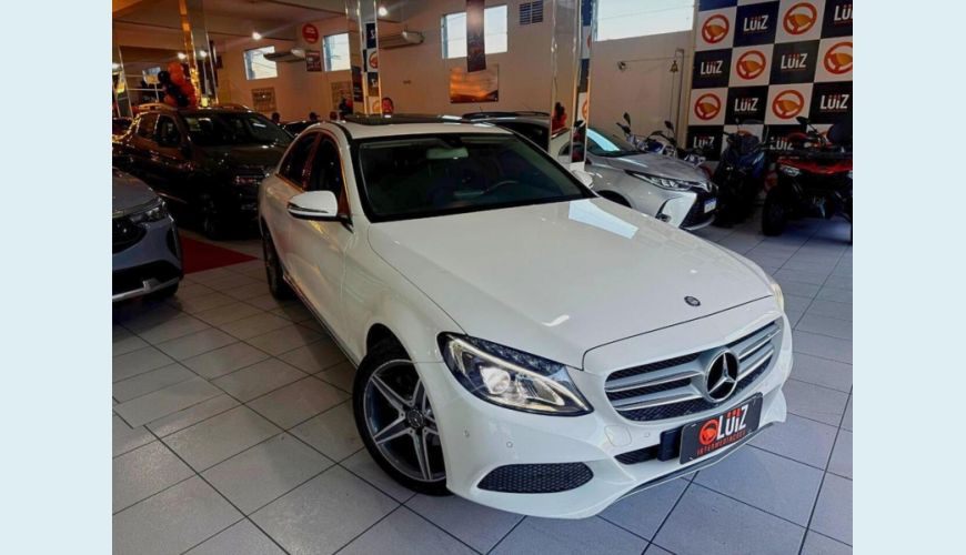 MERCEDES-BENZ C200 AMG LINE - BRANCO - 2016 Foto 2 (Grande)