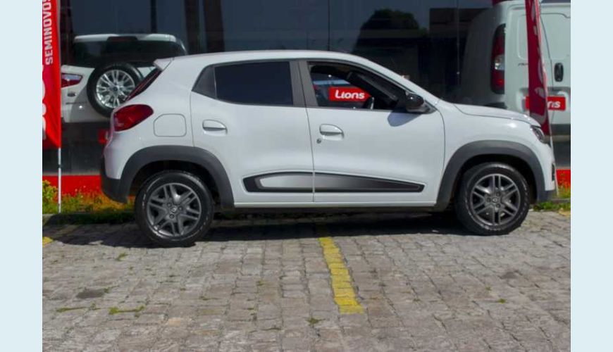 RENAULT KWID INTENSE 1.0 12V SCE FLEX - BRANCO - 2018 Foto 2 (Grande)