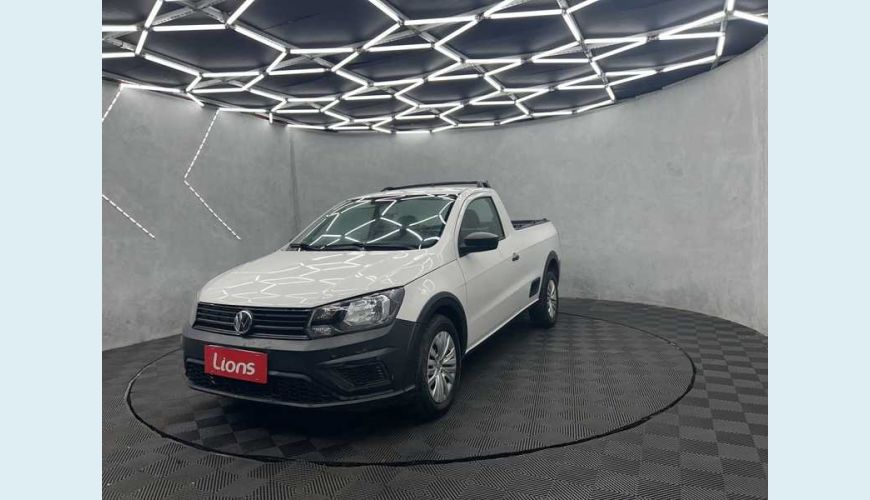 VOLKSWAGEN SAVEIRO ROBUST 1.6 MSI CS FLEX - BRANCO - 2020 Foto 2 (Grande)