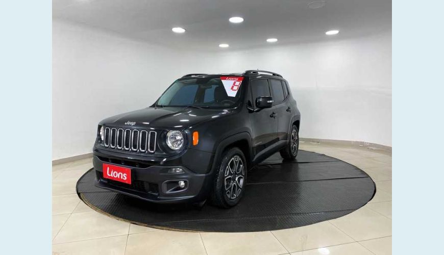 JEEP RENEGADE LONGITUDE 1.8 4X2 AUT. FLEX - PRETO - 2018 Foto 2 (Grande)