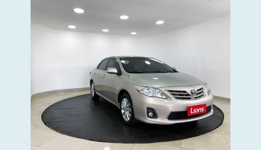 TOYOTA COROLLA 2.0 XEI MULTI-DRIVE S FLEX - BEGE - 2013 Foto 2 (Grande)