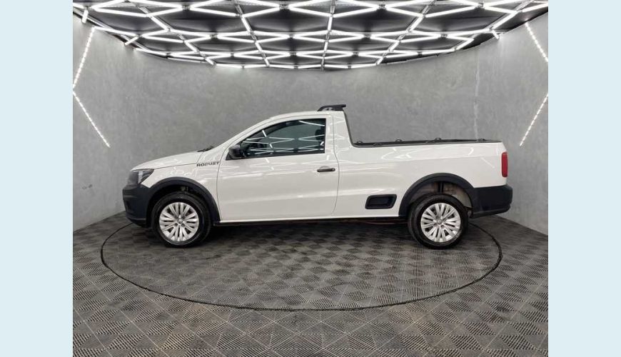 VOLKSWAGEN SAVEIRO ROBUST 1.6 MSI CS FLEX - BRANCO - 2019 Foto 2 (Grande)