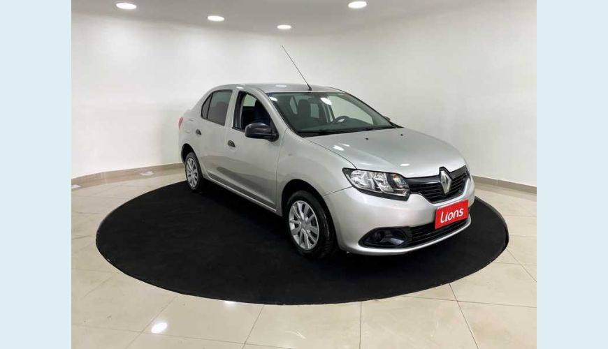 RENAULT LOGAN AUTHENTIQUE 1.0 16V FLEX - PRATA - 2014 Foto 2 (Grande)