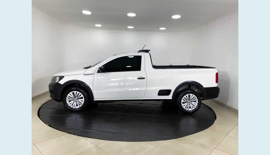 VOLKSWAGEN SAVEIRO ROBUST 1.6 MSI CS FLEX - BRANCO - 2021 Foto 2 (Grande)
