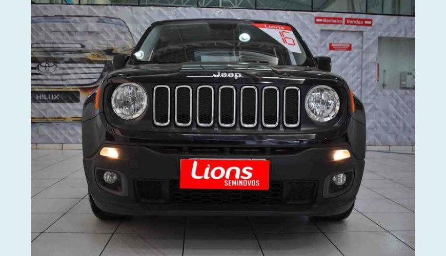 JEEP RENEGADE 1.8 AUT. FLEX - PRETO - 2016 Foto 2 (Grande)