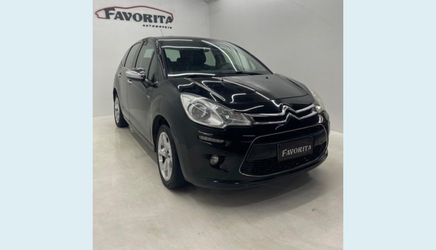 CITROËN C3 120A EXCLUSIV - PRETO - 2014 Foto 2 (Grande)