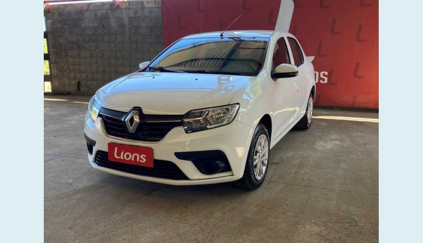 RENAULT LOGAN ZEN 1.0 12V SCE FLEX - BRANCO - 2021 Foto 2 (Grande)