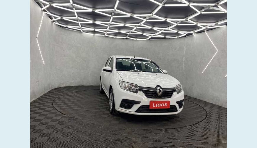 RENAULT LOGAN ZEN 1.0 12V SCE FLEX - BRANCO - 2022 Foto 2 (Grande)